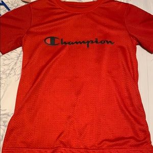 Champion red jersey tee